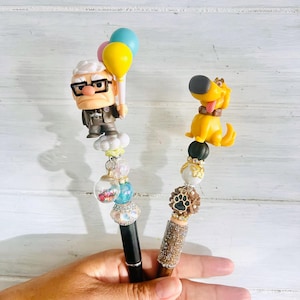 Caneta de contas UP com CHARM, recarga de tinta GRÁTIS, caneta de contas personalizada, caracteres grandes