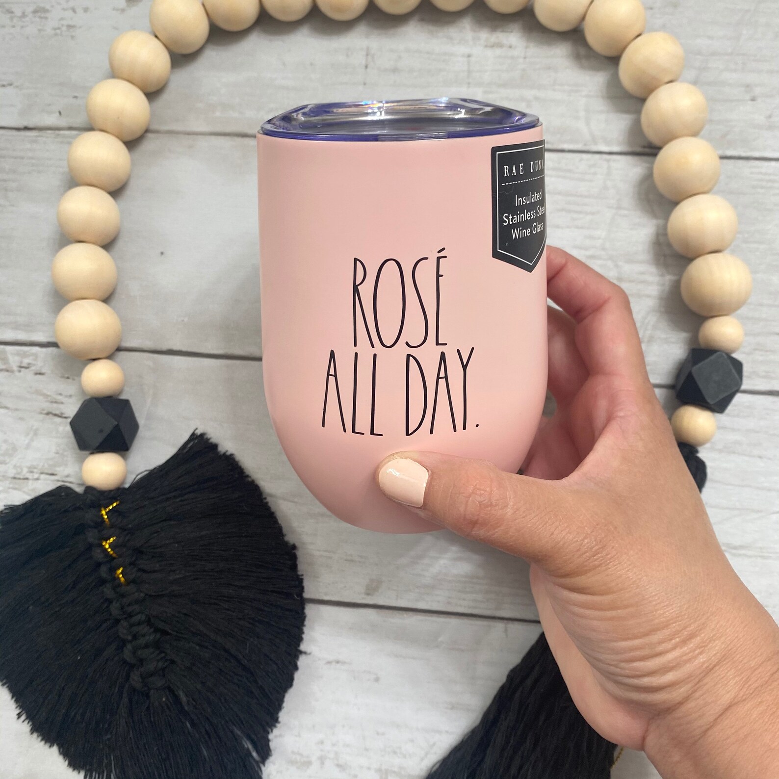 rae dunn team bride wine tumbler