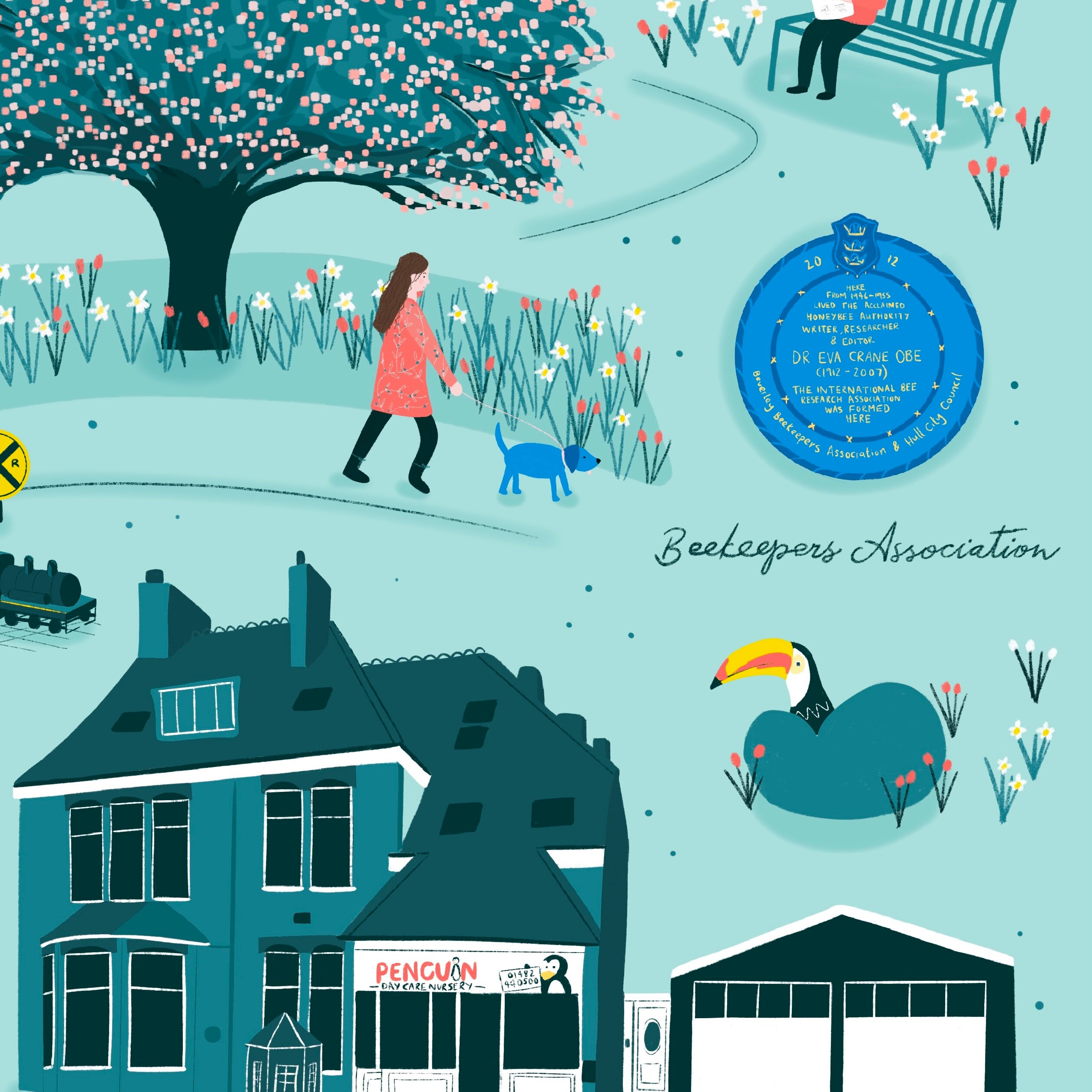 Newland Park Landmarks Giclée Art Print Hull Landmarks Etsy UK