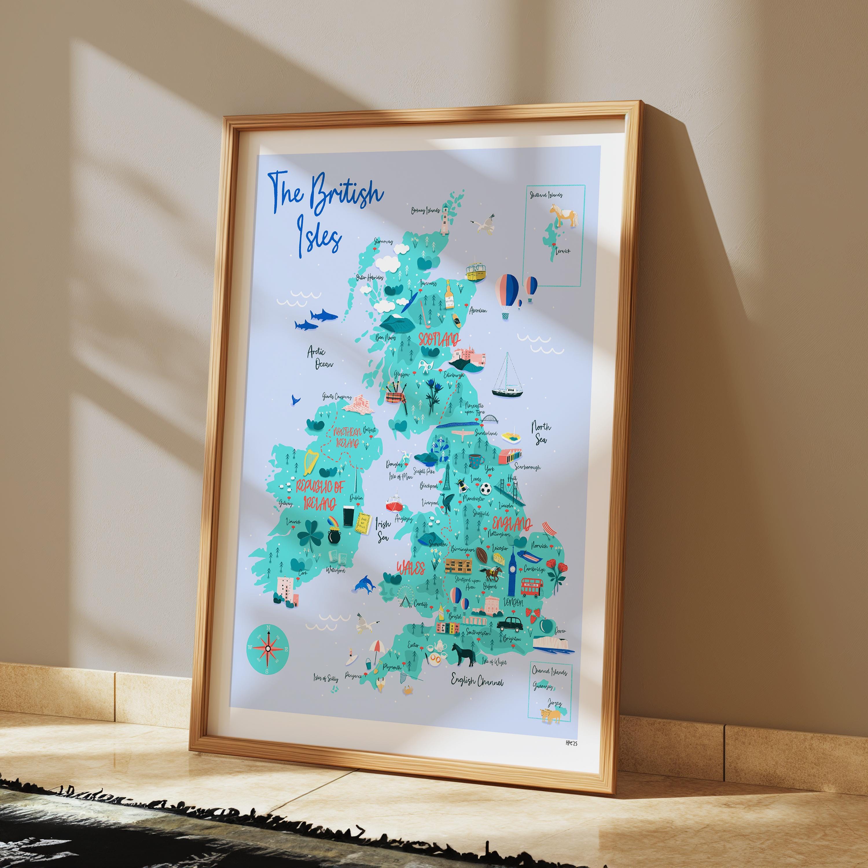 アート・デザイン・音楽 Early Printed Maps of the British Isles アート・デザイン・音楽 Early Printed Maps of the British Isles Map