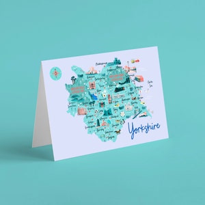 Carte Yorkshire, Carte écologique, Emballage sans plastique