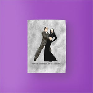 Als we samen zijn, schat, is er elke avond een Halloween-kaart, een liefdeskaart, een grappige liefdeskaart, een leuke kaart, een I Love You-kaart, een jubileumkaart