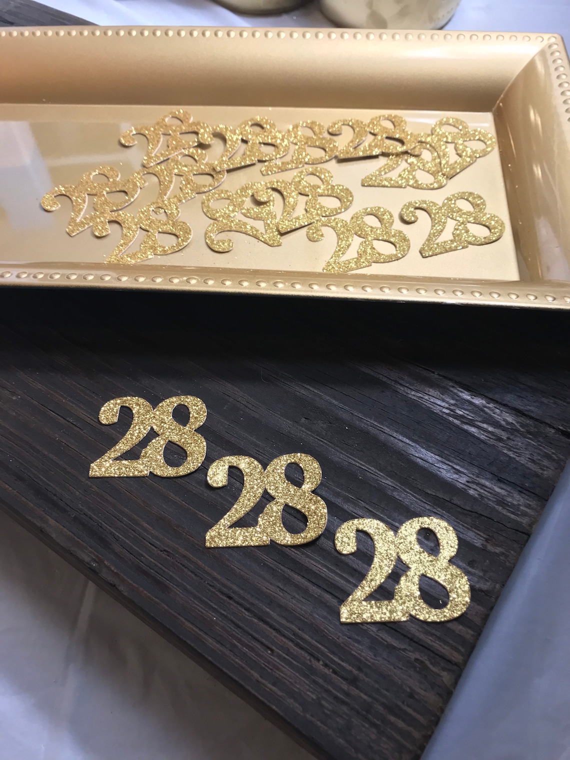 28th Birthday Confetti/ 28th Birthday Party Decorations/age Confetti ...