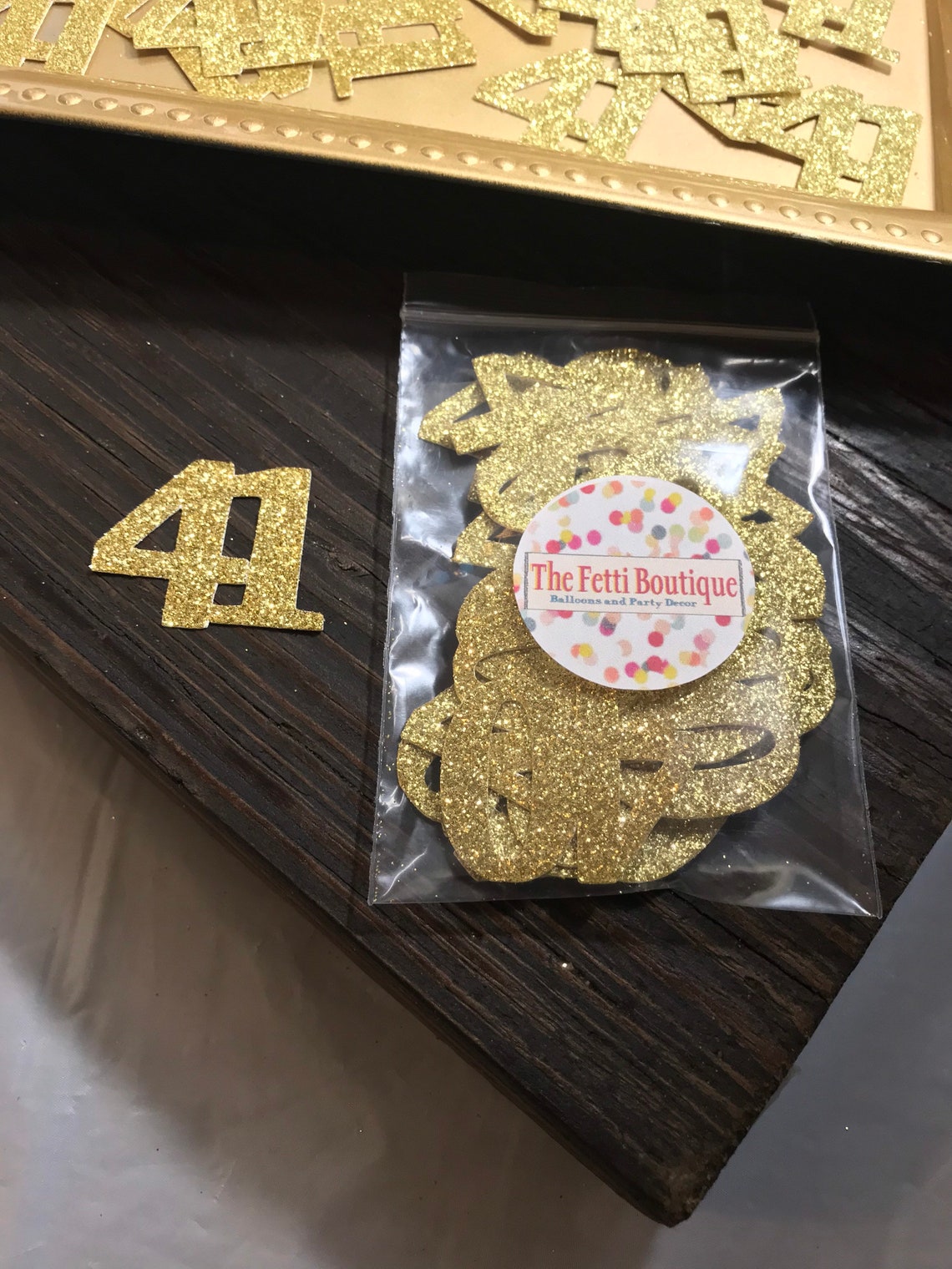 41st Birthday Confetti/ 41st Birthday Party Decorations/age Etsy