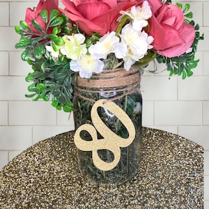 80th Birthday Centerpiece Decorations/ 80th Birthday Decorations/ 80th Birthday for Her/ 80th Birthday Table Decorations/ Age Cutouts