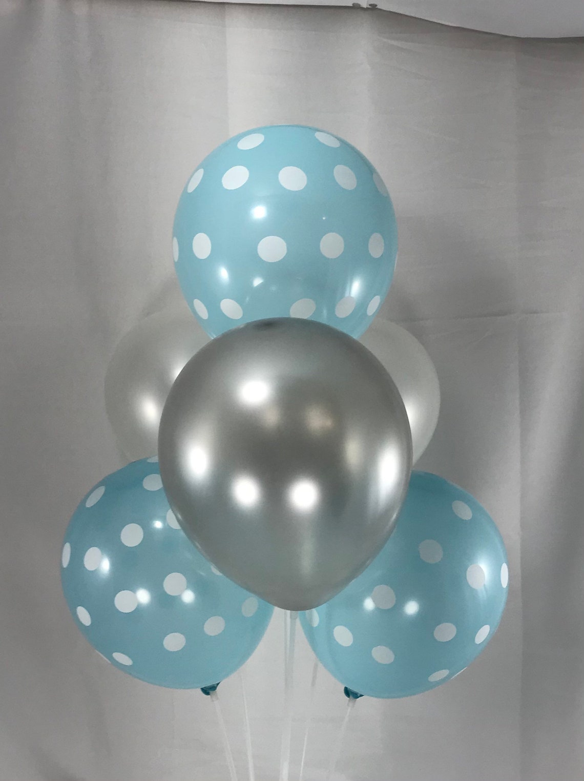 Baby Blue Balloons/ Baby Shower Balloons/ Baby Shower Decor/ Etsy