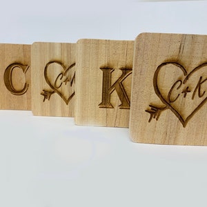 wooden coaster set, coaster set, Custom coasters, Wooden coasters, Wedding coasters, custom wooden coasters, Wooden coaster set