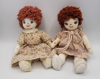 vintage fabric dolls