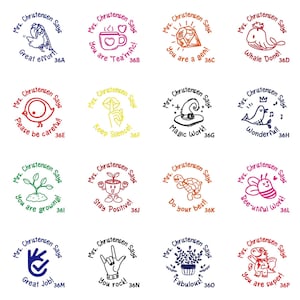 Lehrerstempel, Lehrerstempel personalisiert, Lehrerstempel personalisiert, großer Aufwand, gut gemacht, wundervoll, schön, fabelhaft, super TS 036