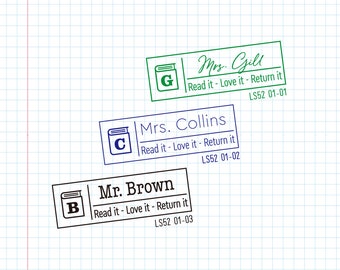 Custom teacher stamp personalized back to school classroom christmas gift grading homework comment great work well done good job LS 52 001