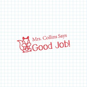 Teacher stamps, personalized teacher stamps, custom teacher stamp, checked by teacher stamps, good job teacher stamps, TQS 003-01