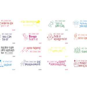 Teacher stamps, personalized teacher stamps, custom teacher stamp, checked by teacher stamps, good job teacher stamps, TS 525