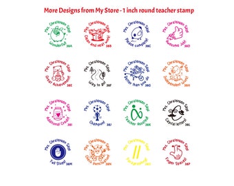 Personalized Teacher Library Stamp, Miss Latham – Stamp Out
