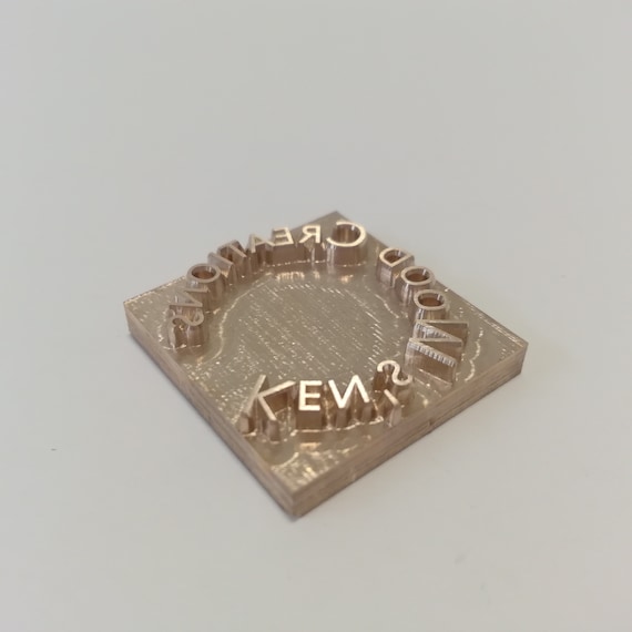 Custom Leather Stamp - Personalized Brass Iron Branding Stamp - Branding Iron Custom Logo Embossed Embosser Stamp - Wood Stamp - Carving