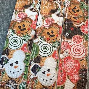 Mickey Gingerbread Holidays Ear Headband Holder Mouse Ear Holder Key Fob Accessories