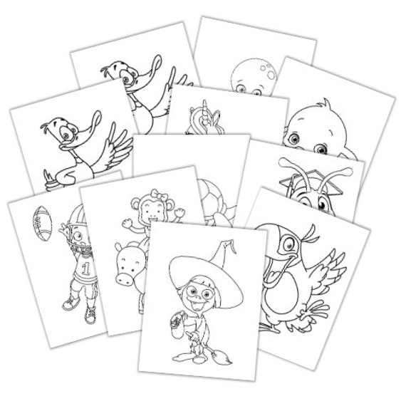 Printable Coloring Pages for Kids Toddlers Preschoolers 33 | Etsy