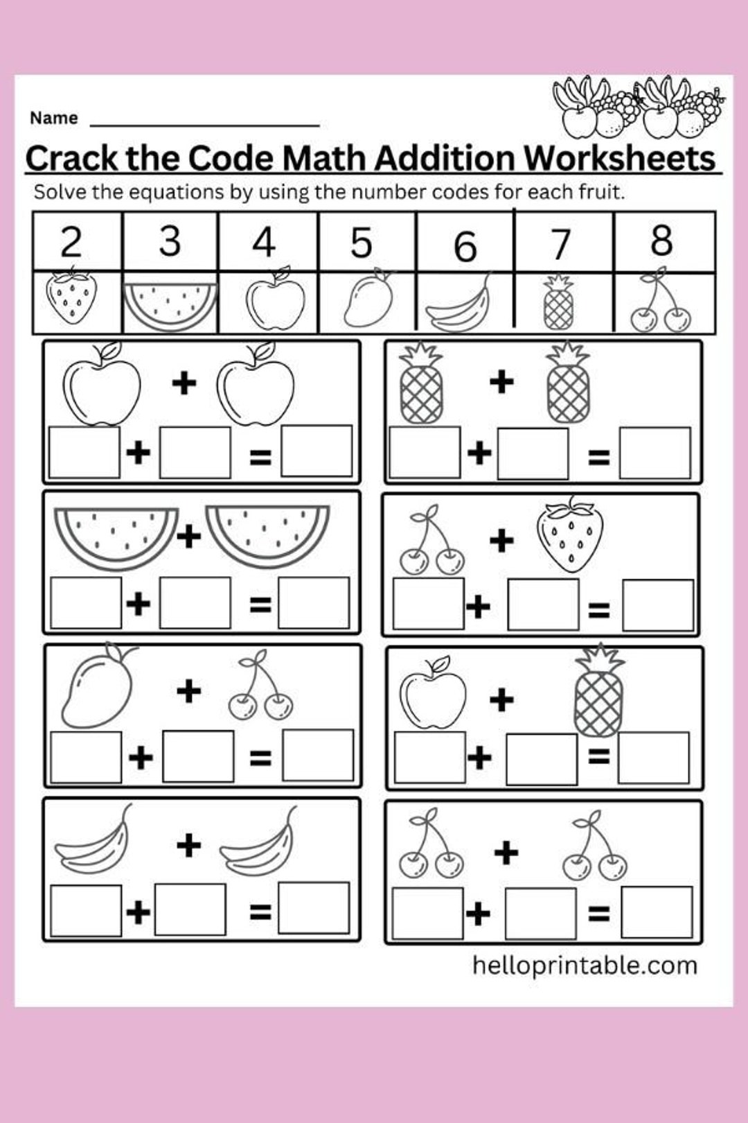 Crack-the-code Math Addition and Subtraction Worksheets for Kindergarten and Grade 1 Kids - Learning Resource for Classroom, Homeschool - Etsy crack-the-code-math-addition-and-subtraction-worksheets-for-kindergarten-and-grade-1-kids-learning-resource-for-classroom-homeschool-etsy