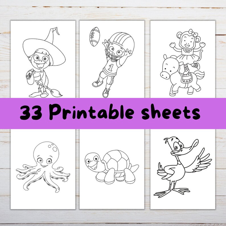 Printable Coloring Pages For Toddlers Preschoolers Kindergarten Kids