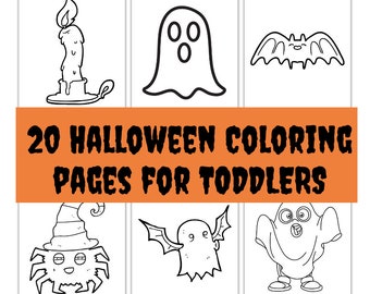 Halloween coloring sheets for toddlers ,  - Halloween themed graphics color pages for Preschool kindergarten kids for home or school