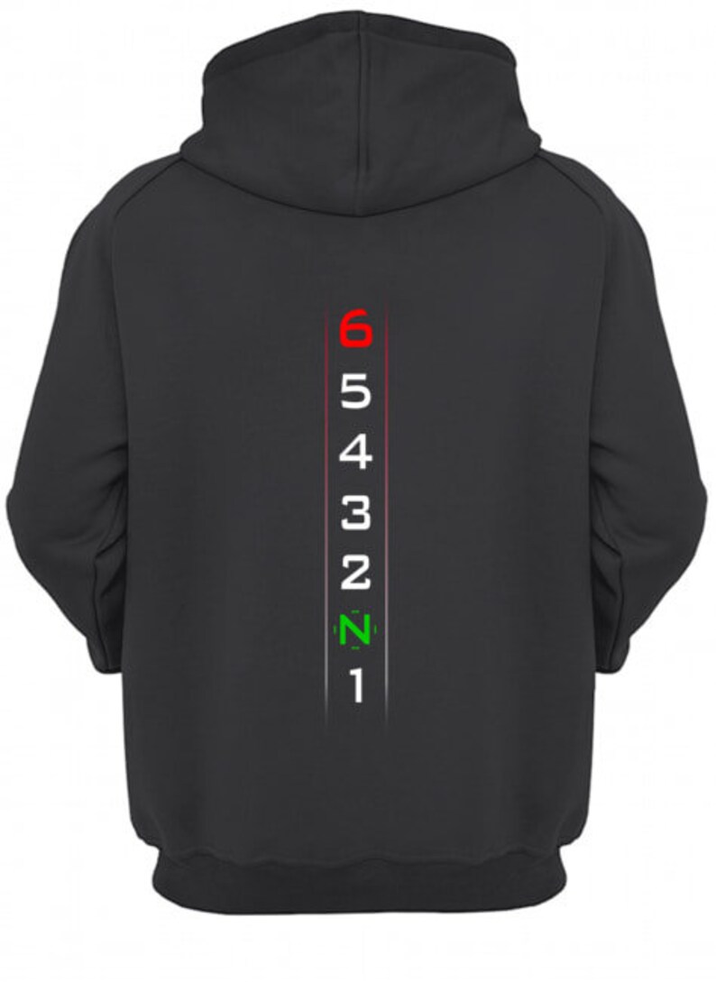 Motorcycle Gear Shift Hoodie One Down Five up Super Bikers Etsy