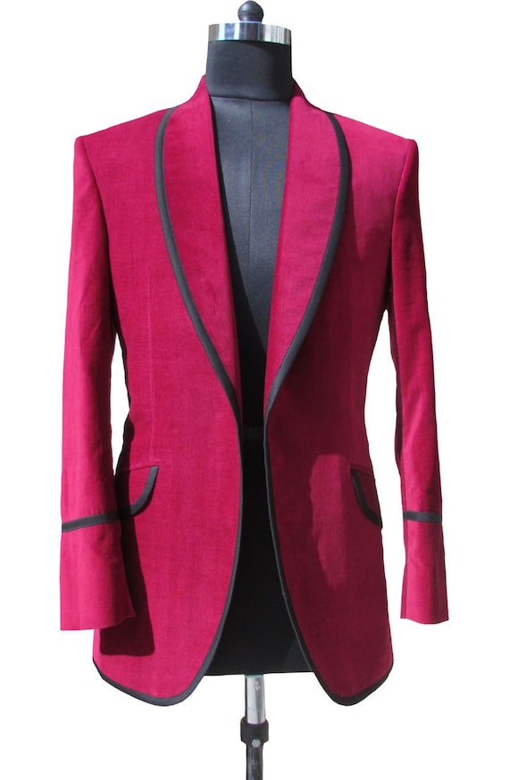 velvet jacket pink