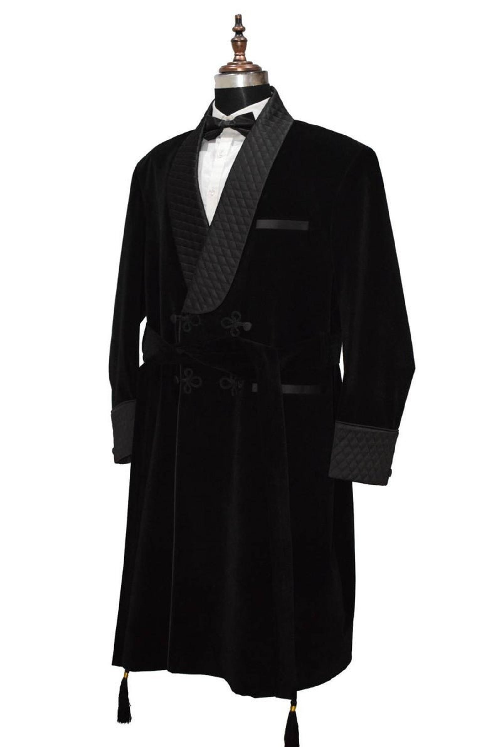 Men Smoking Jackets Long robe New Arrival for Elegant Hosting | Etsy