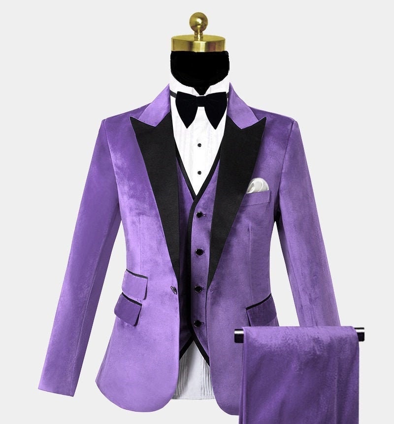 Purple Prom Tuxedo - Etsy