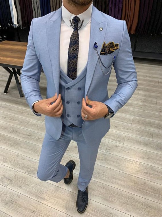 Traje Roberts Corte Slim Azul Marino para Caballero - Ropa/Trajes Roberts |  Be a Gentleman
