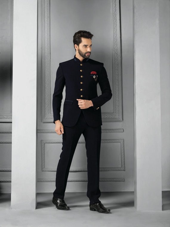 Men Suits Wedding Groomsmen Suit Groom Wear Jodhpuri Suit Men - Etsy