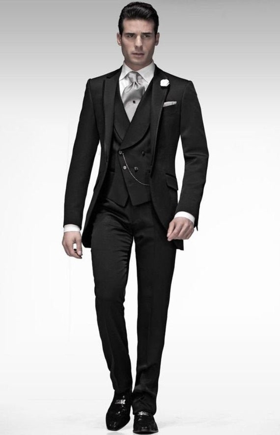 Men Suits 3 Piece Suits Men Black Suits Wedding Dinner Suits | Etsy