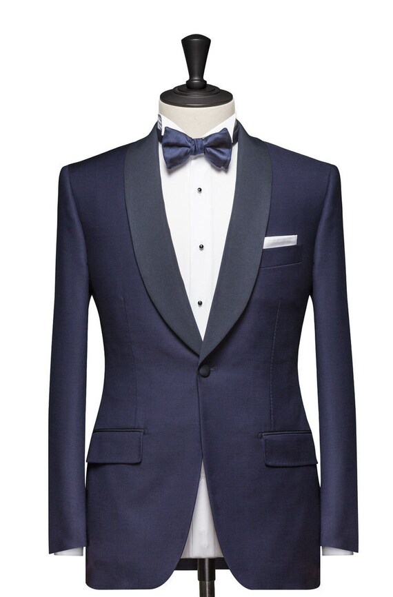 Tuxedo Jackets Men Navy Blue Jacket Blazer Wedding Groom Wear | Etsy