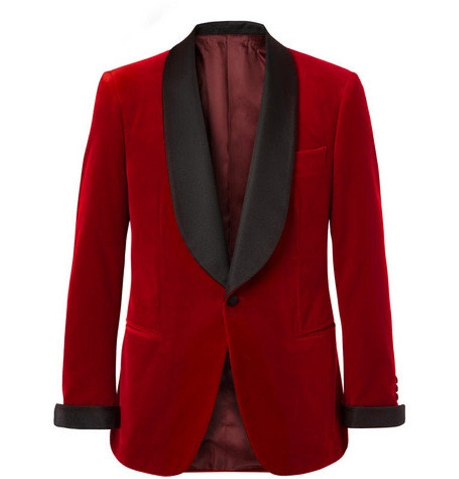 Tuxedo Jackets Men Red Velvet Blazer Men Dinner Jackets Etsy