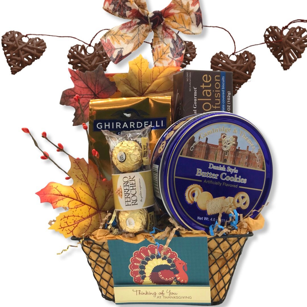 Thanksgiving Gift Basket for Family Gift for Thanksgiving Etsy