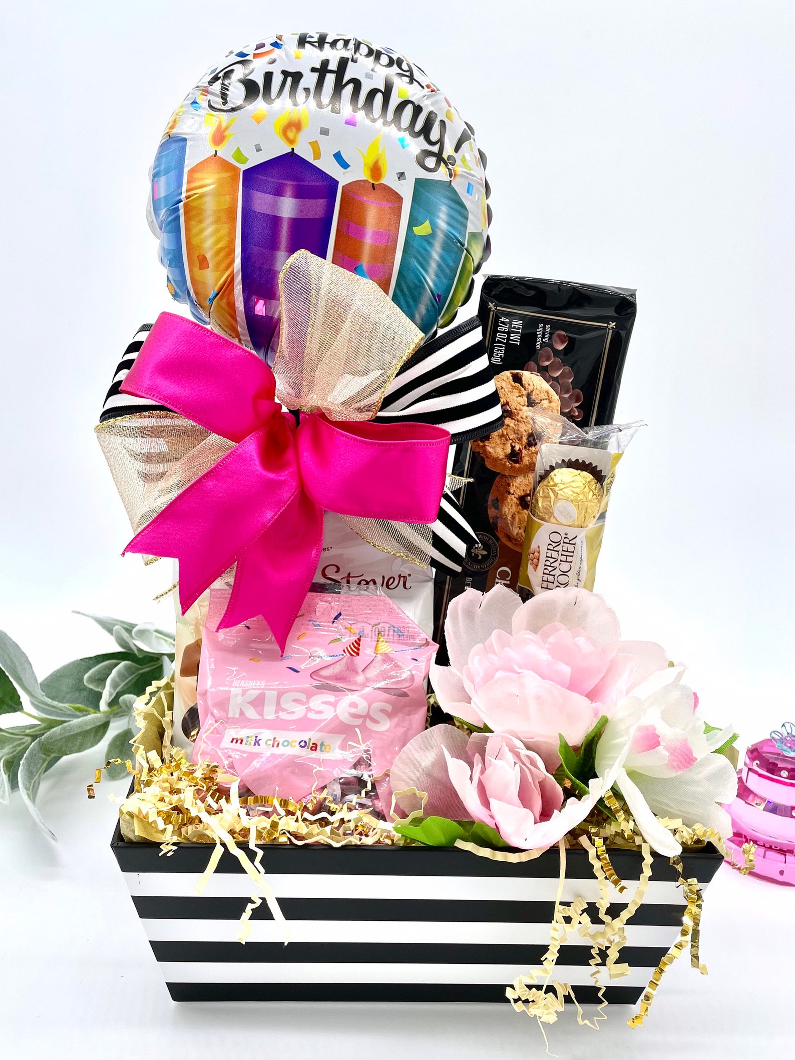Birthday Gift Basket for daughter Birthday Basket for her Etsy