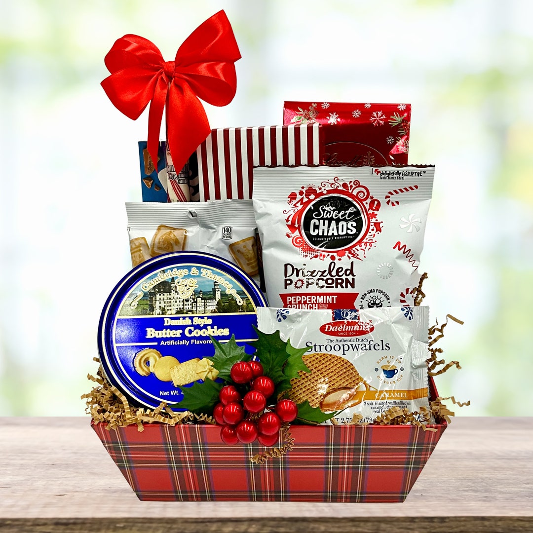 Christmas Sweet Gift Basket Gift Basket for Christmas Etsy