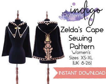 Travelling Princess Cape Sewing Pattern  - Digital Download