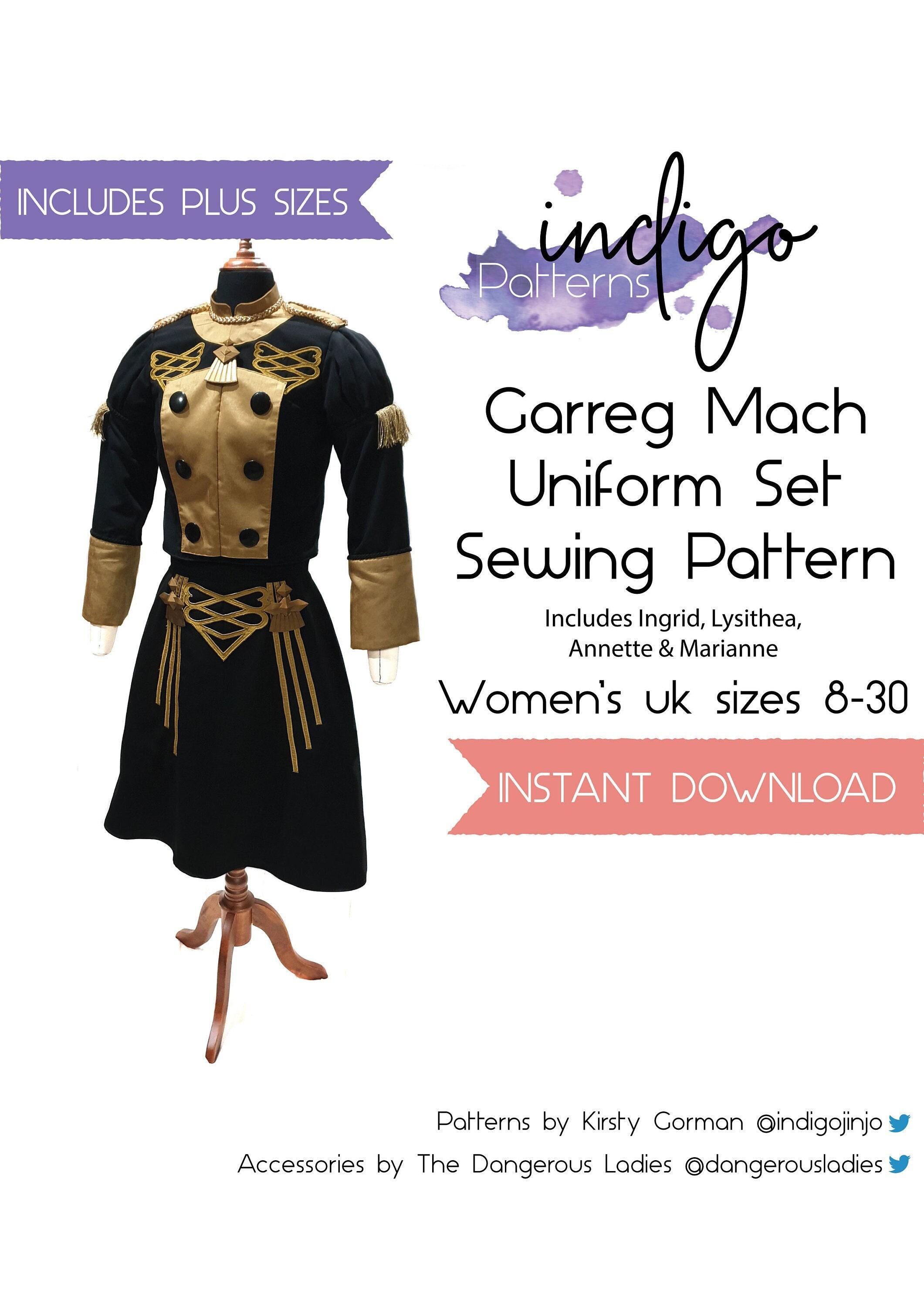 Fire Emblem Three Houses Cosplay Pattern Garreg Mach Uniform - Etsy Canada Fire Emblem Three Houses Cosplay Pattern Garreg Mach Uniform - Etsy Canada