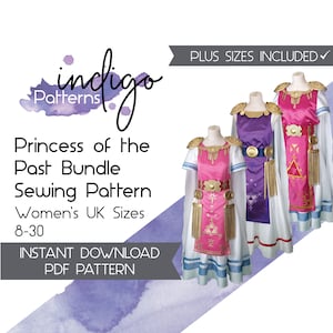 Princess of the Past Sewing Pattern Bundle - Digital Download