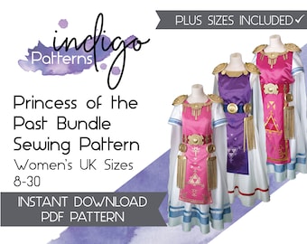 Princess of the Past Sewing Pattern Bundle - Digital Download