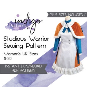 Studious Warrior Sewing Pattern - Digital Download