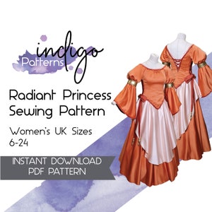 Radiant Princess Sewing Pattern - Digital Download PDF Pattern