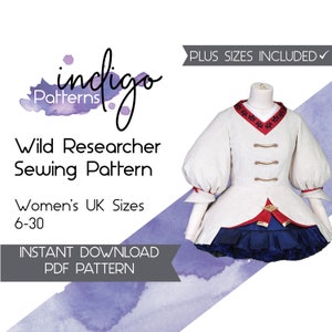 Wild Researcher Cosplay Sewing Pattern