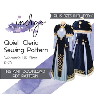 Quiet Cleric Sewing Pattern - Digital Download
