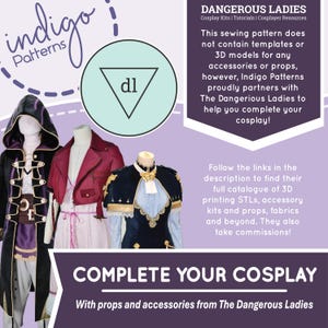 Student Witch Hat Atelier Cloak Cosplay Sewing Pattern: UK Sizes 4-30 (Digital Download) image 13