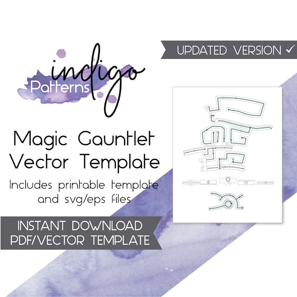 Magic Gauntlet Vorlage - Digitaler Download