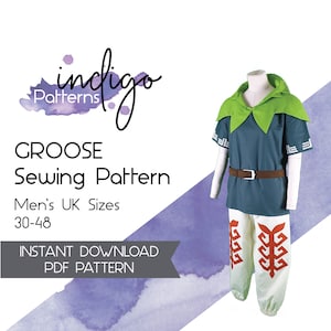 Groose Cosplay Sewing Pattern - Digital Download