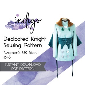 Ingrid Cosplay Sewing Pattern - Digital Download Sewing Pattern Women&#39;s UK sizes 8-18