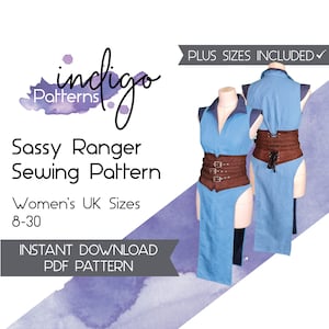 Elf Ranger Cosplay Sewing Pattern - Digital Download