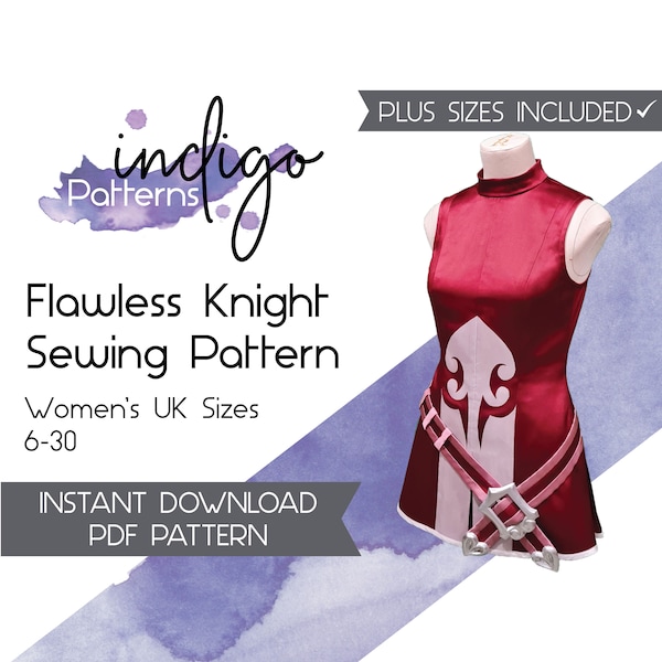 Cordelia Cosplay Sewing Pattern: FE Awakening Pegasus Knight (PDF Pattern)