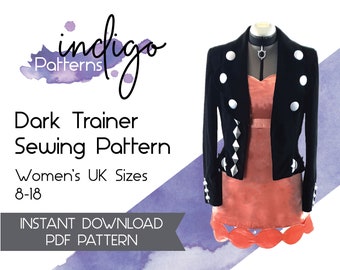 Marnie Cosplay Sewing Pattern - Digital Download Sewing Pattern in Women's UK Sizes 8-18